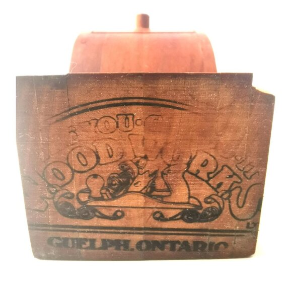 Custom Storage Compartment Made of Wood Rare Vintage - Picture 10 of 10